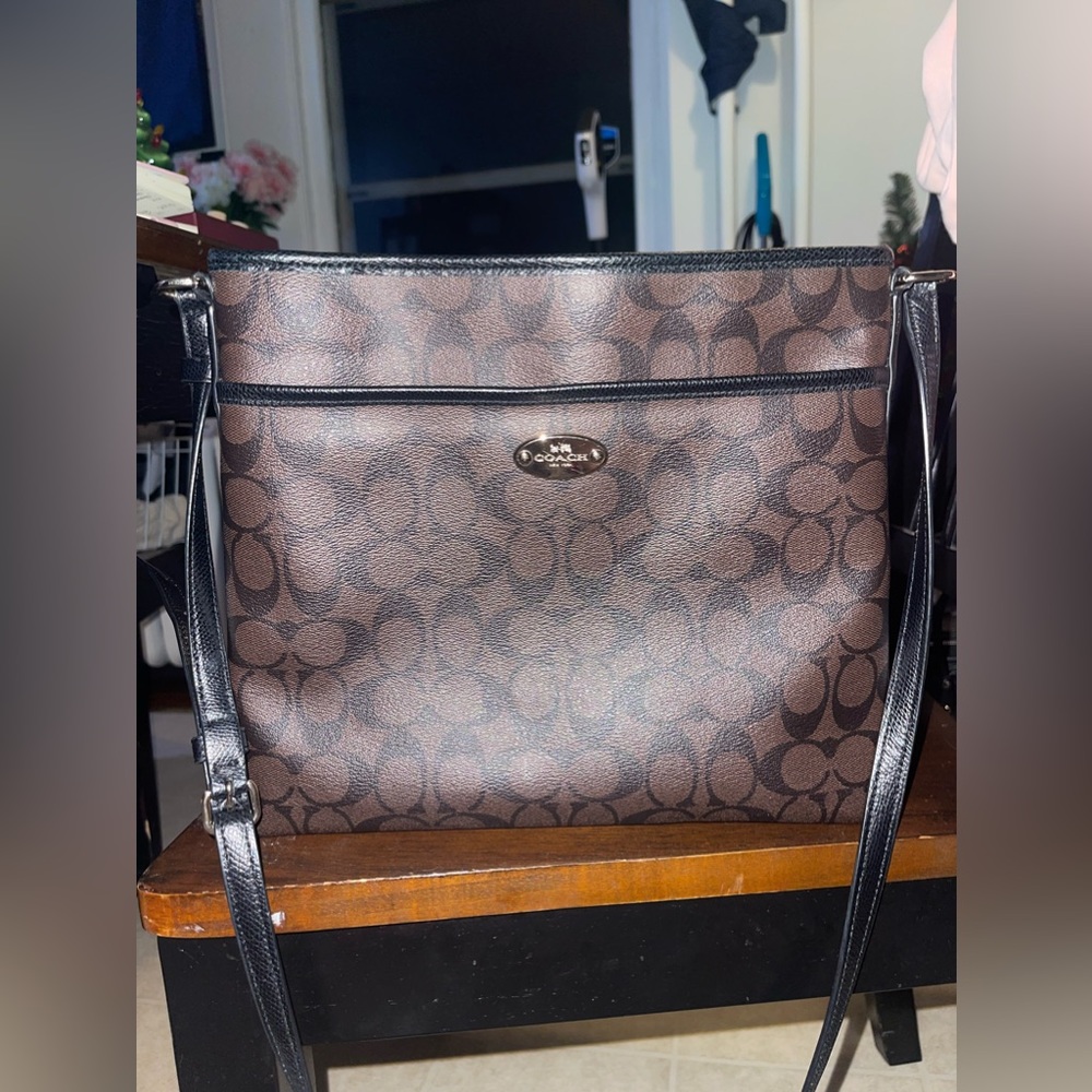 Coach Zip File Crossbody Bag